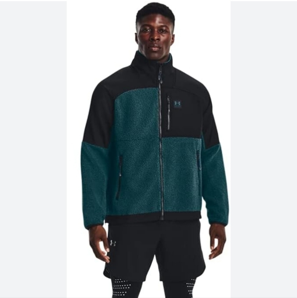 Under Armour Loose Fitting Mission Mens Boucle Swacket  XL